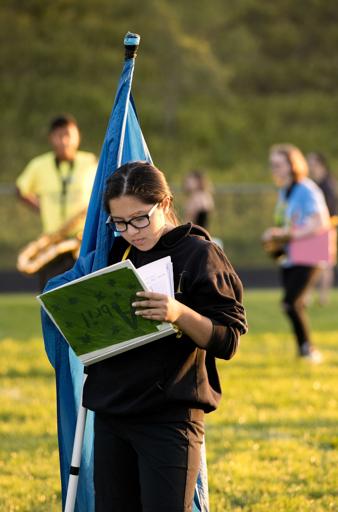 North High School marching band